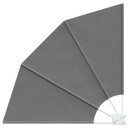 vidaXL Balkong privat skjerm 140 x 140 cm Polyester Lysegrå