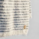 Elodie Details Furry Knit Blanket - Berry Blue - Blue - ONE SIZE