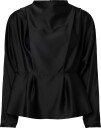 YAS Yaspella Ls Funnel Neck Top S. Noos   BLACK   XS