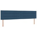  Hodegavl Linje Design Blå 200 cm Stoff