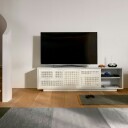 Design House Air sidebord, lavt Hvit, rotting