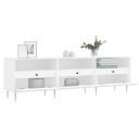 vidaXL TV-benk hvit 150x30x44,5 cm konstruert tre 8720845874957