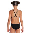Arena Girl"s Team Swimsuit Challenge Solid Black 140