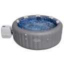 Lay-Z-Spa Santorini HydroJet Pro 7 Grey 216x80cm Oppblåsbart Bestway Lay Z Spa Boblebad