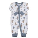 Joha Jumpsuit   Ull/Bambus   Off White   Joha   100   Jumpsuit Blå Hvit
