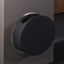 Vola RS3 affaldsbeholder, Ø38 cm, sort/krom