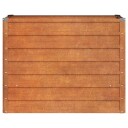 vidaXL Plantekasse 100x40x77 cm cortenstål