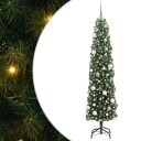  Kunstig juletre med 300 LED grønn 180 cm PVC og stål og plast
