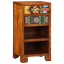  Telefonstativ Honningbrun 40x35x75 cm Massivtre Akasie