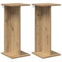 vidaXL Planteholder 2 stk. Artisan eik 25 x 25,5 x 60,5 cm