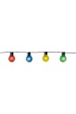 Star Trading   Lyskjede Partaj 16LED   Flerfarget