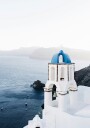 Santorini Coast Plakat Plakat / 70x100cm