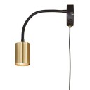 Nordlux Explore Flex Vegglampe Brass