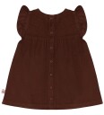Hust and Claire Kjole   HCKis Corduroy   Jord   Hust and Claire   68   Kjole   Brun   62