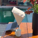 Philbert - Sun Shade & Privacy Hood Universal 15-16'' Ultra Slim, White