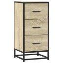  Skjenk sonoma eik 35,5x35x76 cm konstruert tre og metall 8721102840043