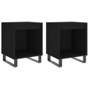 Nattbord 2 stk svart 40x35x50 cm konstruert tre 8721012111189