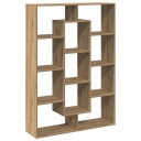 Bokhylle artisan eik 102x29x143 cm konstruert tre