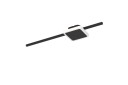 Vegg /taklampe Eglo Sarginto kvadrat svart hvit Svart/Hvit