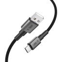 Tech Protect UltraBoost DNA USB A / USB C kabel 15W/3A 200 cm   grå