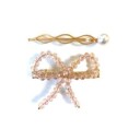 Onfleek Crystal Set Bow Grey