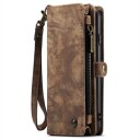 iPhone XR Caseme 2-i-1 Multifunksjonell Lommebok-deksel Brun