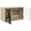 vidaXL Vegghengt TV skap RHENEN 69 x 33 x 40 cm Sonoma eik