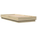  Sengeramme sonoma eik 100x200 cm konstruert tre 8721012286504