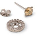 Lily and Rose Miranda Twist earrings Champange Mist