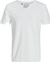 Jack & Jones Jjesplit Neck Tee Ss Noos   White   XS