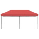  Sammenleggbart partytelt pop-up burgunder 580x292x315 cm 4004939