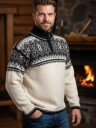 House of Yarn Sval Unisex Genser med Glidelås Str. XS 506-95C042170 Offwhite
