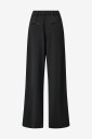Malina Sarah Elastic Waist Satin Trousers   Black   42