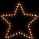 vidaXL Julestjernefigurer med 48 LED 2 stk varmhvit 56 cm