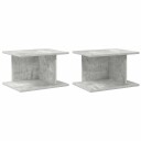  Nattbord 2 pcs Betonggrå 40 x 30 x 25 cm Konstruert tre