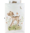 Nørgaard Madsens Sengetøy   Baby   Hvit m. Bambi   Nørgaard Madsens   Baby   Sengetøy   Baby Brun Grønn