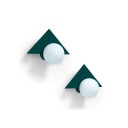 Swedish Ninja - Candy Little Triangle Vegglampe Peacock Green Swedish Ninja