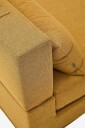 Kave Home   Arty sennepsfarget konvertibel puff/seng 70 x 89 200 cm   Gul