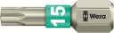 Wera Bits 1/4 Torsion Torx T15x25mm, Rostfri