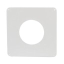 S&P dekkplate, 200x200mm, hvit