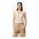 Pinko Dame Topper Beige M,