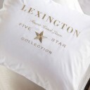 Lexington Hotel Brodert putetrekk   Hvit 50 x 70 cm Hvit