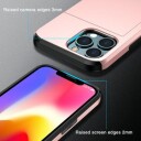 iPhone 13 Pro Hybrid-deksel med Skyvekortspor Roségull