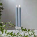 Star Trading LED antikke stearinlys blå 2st 25cm