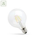 LED Globelampe Klar E27 8,5W 2700K 1150 lumen