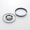 Lucande LED utendørs taklampe Sora, rund, sensor