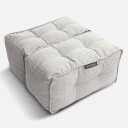 [OUTLET] Twin Ottoman Modulsofa Silverline