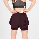 Saysky 2 in 1 Pace Shorts 3"" Dame  Burgundy S