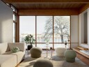 Design House Stockholm Uno Puff Cream Ø65 cm