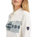 Dale of Norway Falkeberg Baselayer Half Zip Dame Offwhite/Navy M